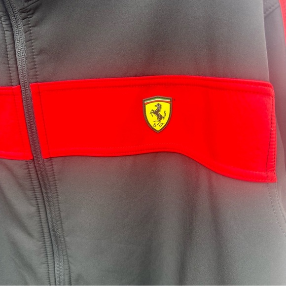 Ferrari Men's Black and Red Bomber Jacket - Picture 2 of 10